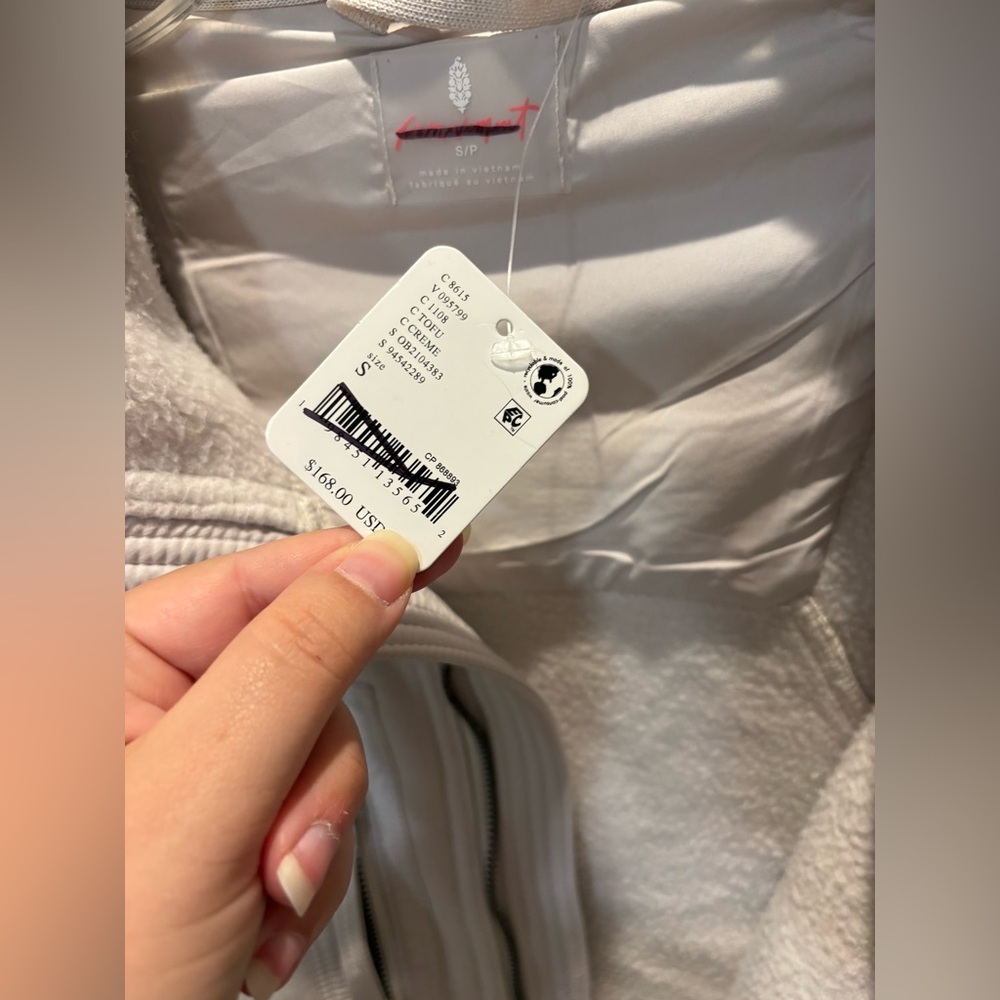 Free people a cut above zip up NWT - Picture 2 of 5